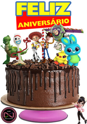 Arquivo Digital - Topo de Bolo - Toy Story