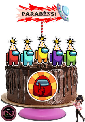 Arquivo Digital - Topo de Bolo - Among Us