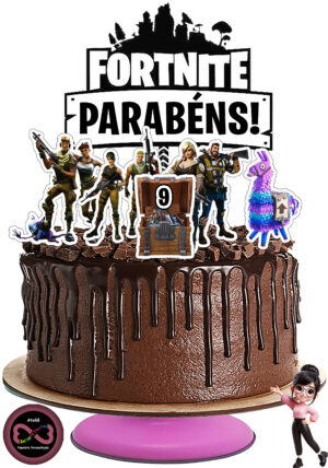 Arquivo Digital - Topo de Bolo - Fortnite